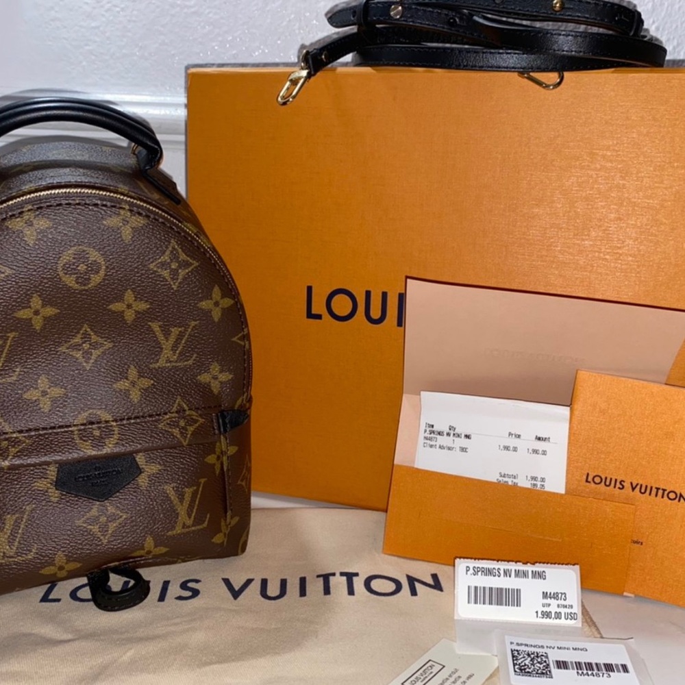 Louis Vuttion Palms Spring Mini Backpack